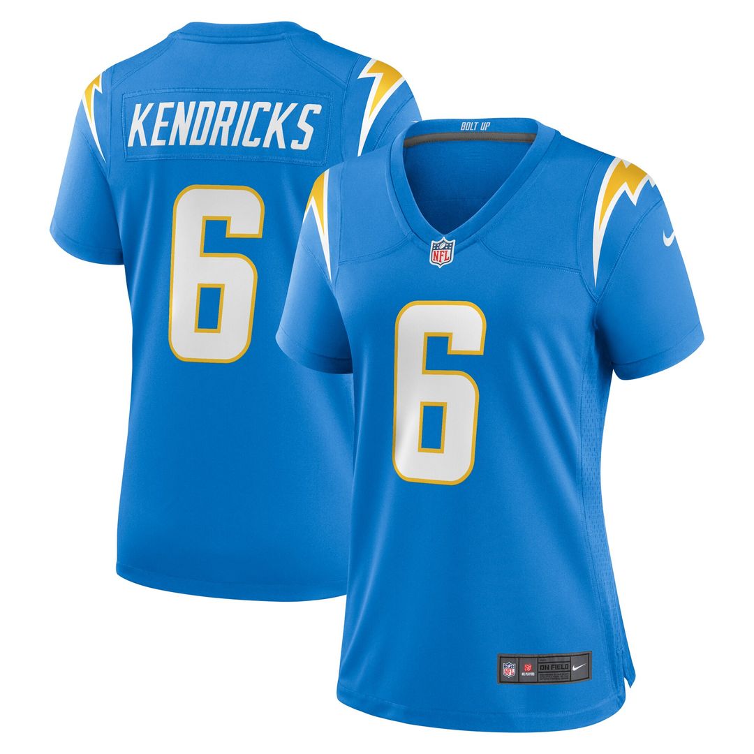 Eric Kendricks Los Angeles Chargers Women's Game Player Jersey - Powder Blue