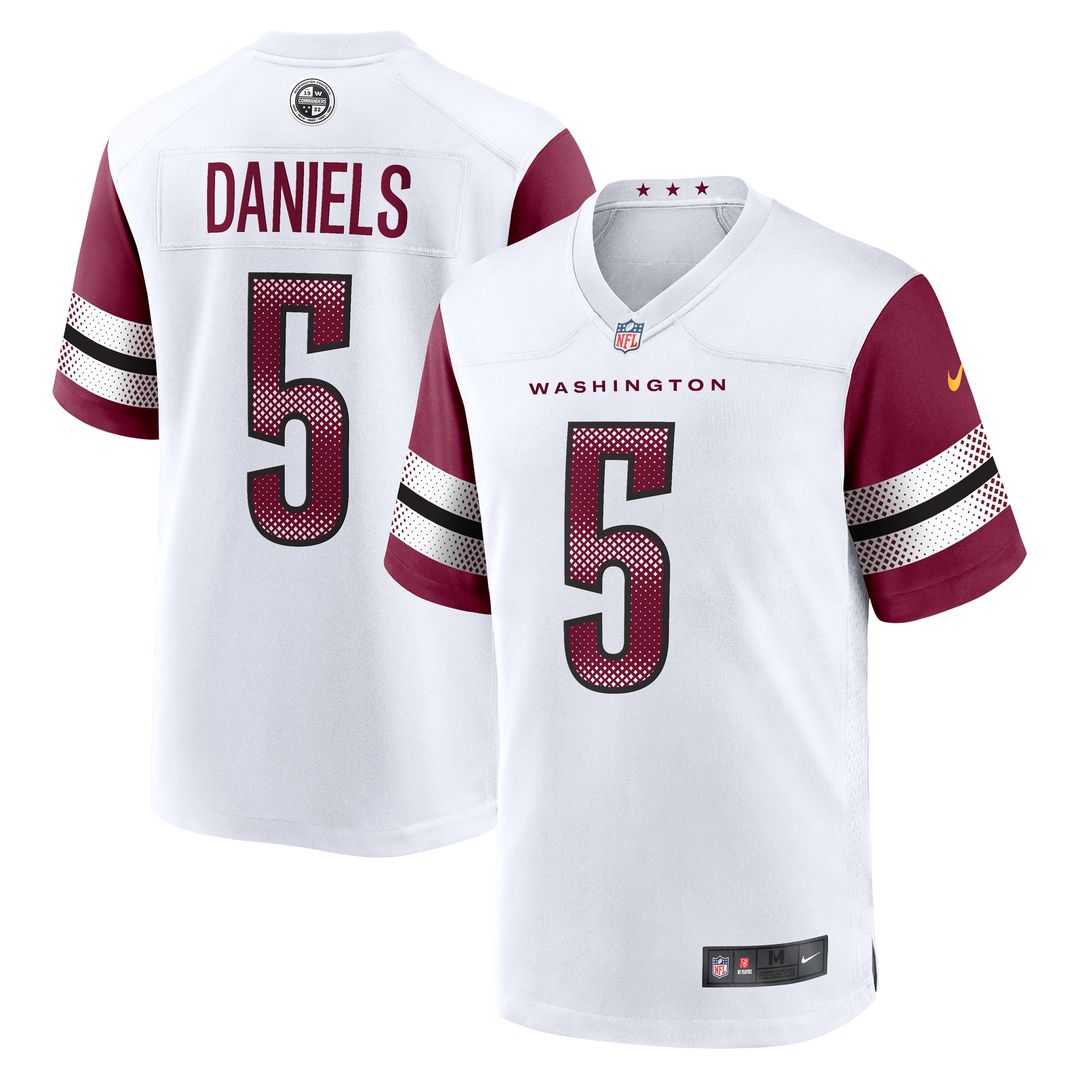 Jayden Daniels Washington Commanders Alternate Game Player Jersey - Black