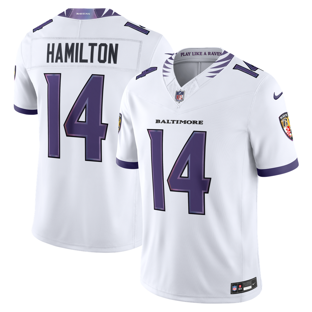 Kyle Hamilton Baltimore Ravens Vapor F.U.S.E. Stitched Limited Jersey - Purple