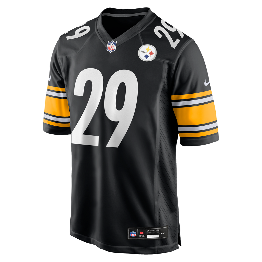 Ryan Watts Pittsburgh Steelers Game Jersey - Black