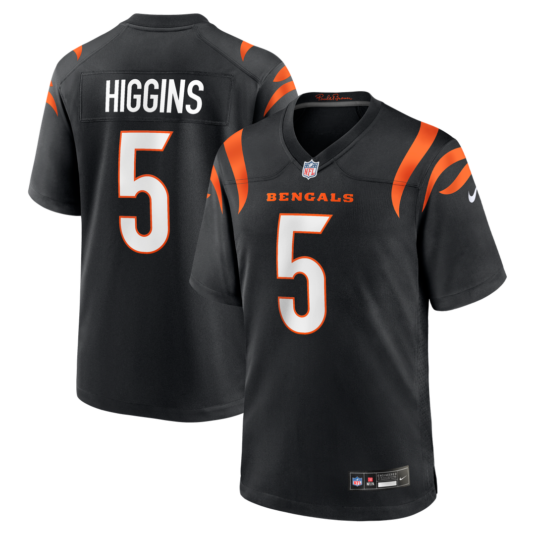 Tee Higgins Cincinnati Bengals Game Player Jersey - Black