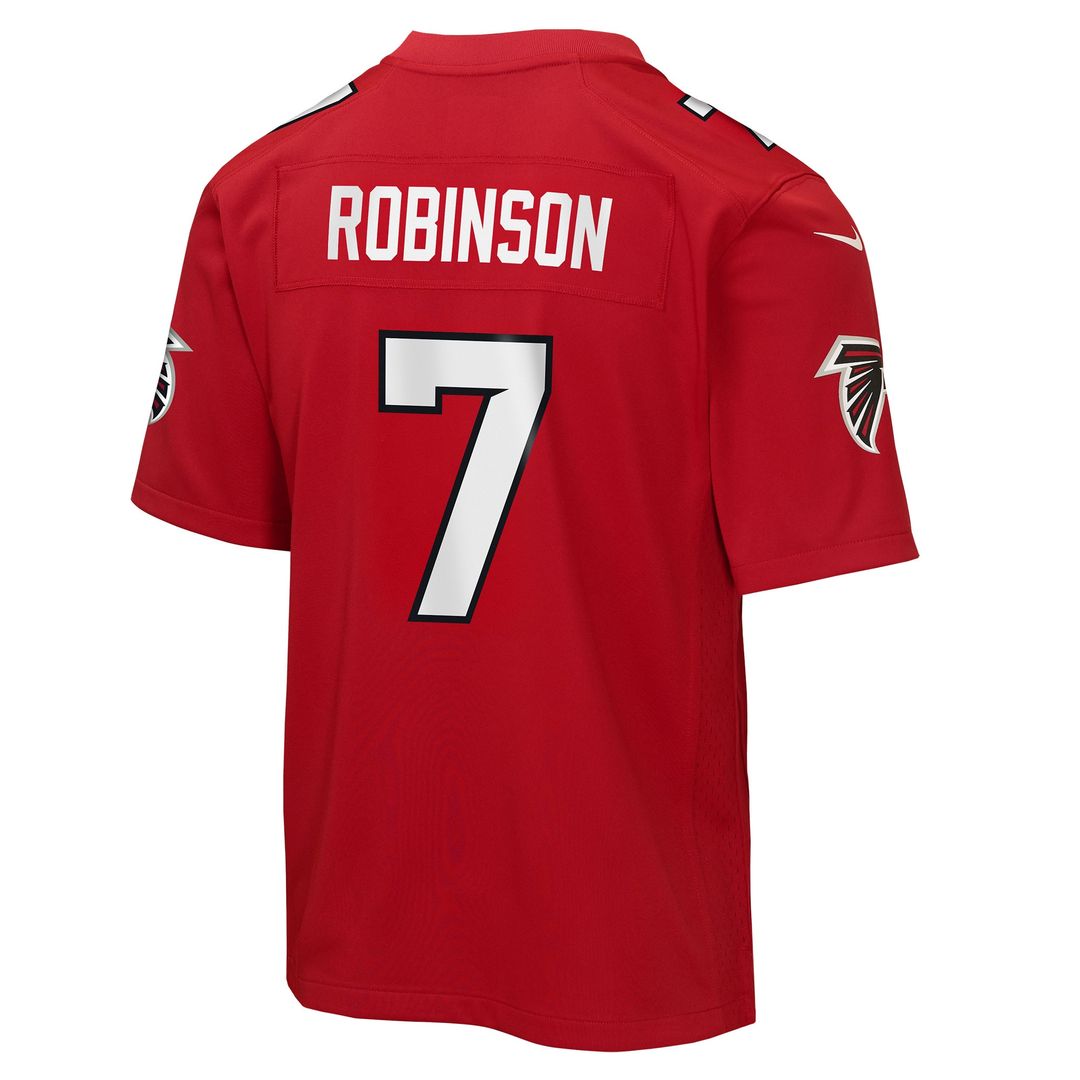 Bijan Robinson Atlanta Falcons Youth Game Jersey - White