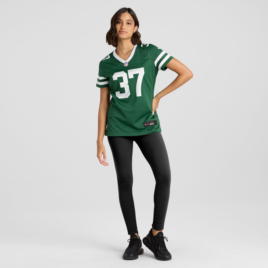 Qwan'tez Stiggers New York Jets Women's Game Jersey - Legacy Green