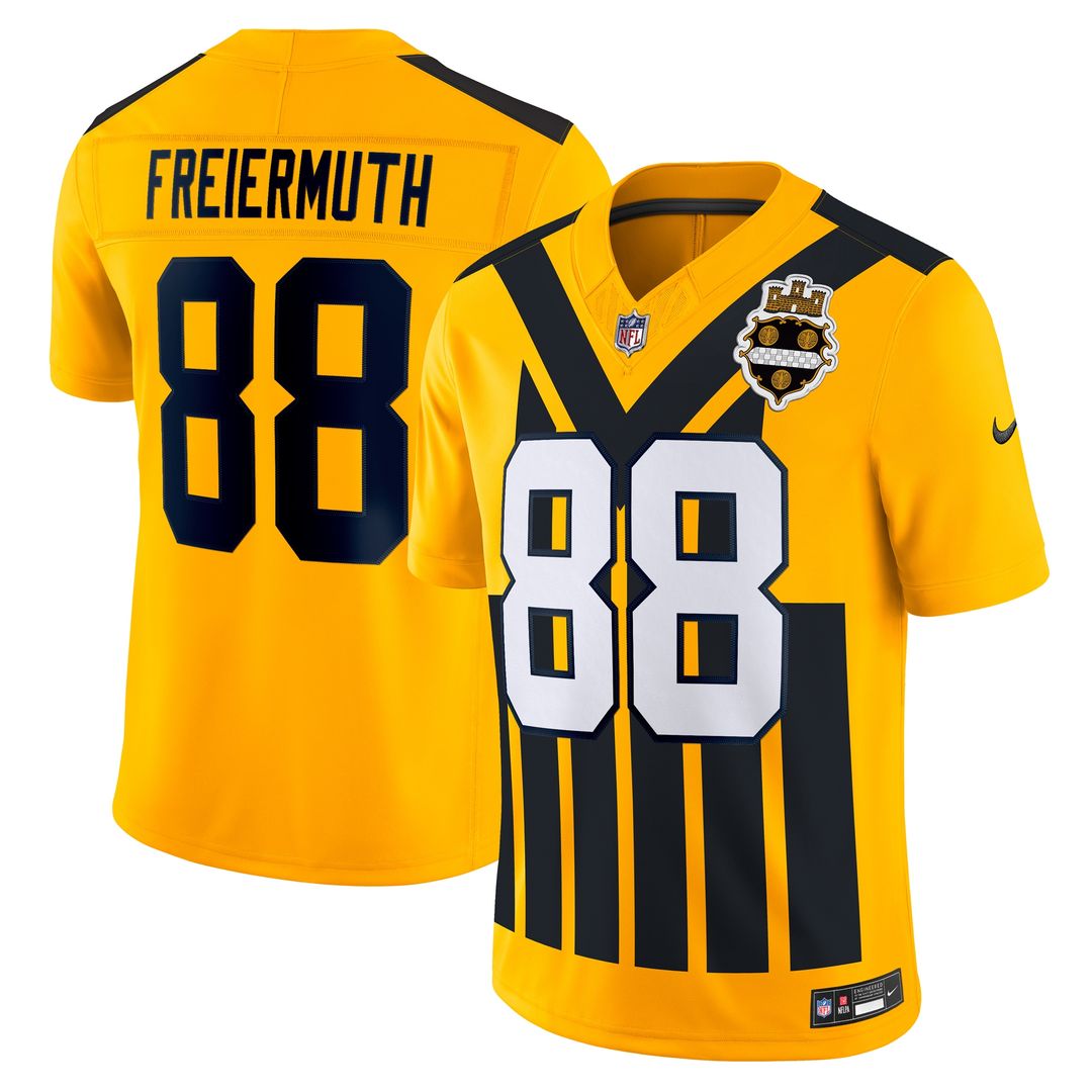 Pat Freiermuth Pittsburgh Steelers Alternate Vapor F.U.S.E. Limited Jersey - Gold