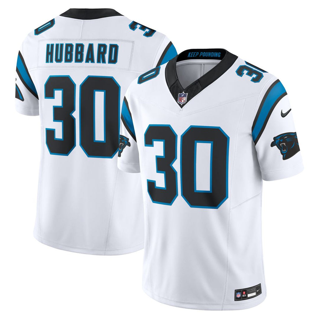 Chuba Hubbard Carolina Panthers Vapor F.U.S.E. Limited Jersey - White
