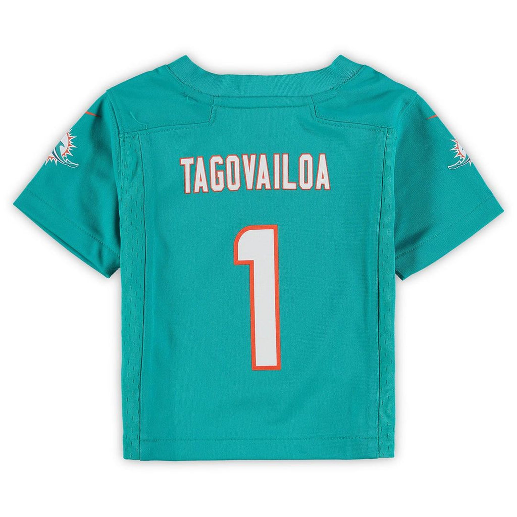 Tua Tagovailoa Miami Dolphins Infant Team Player Game Jersey - Aqua