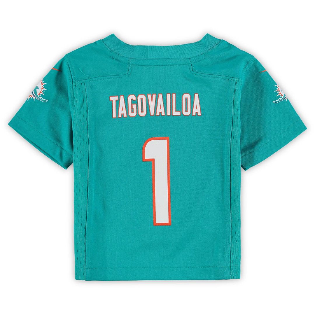 Tua Tagovailoa Miami Dolphins Infant Team Player Game Jersey - Aqua