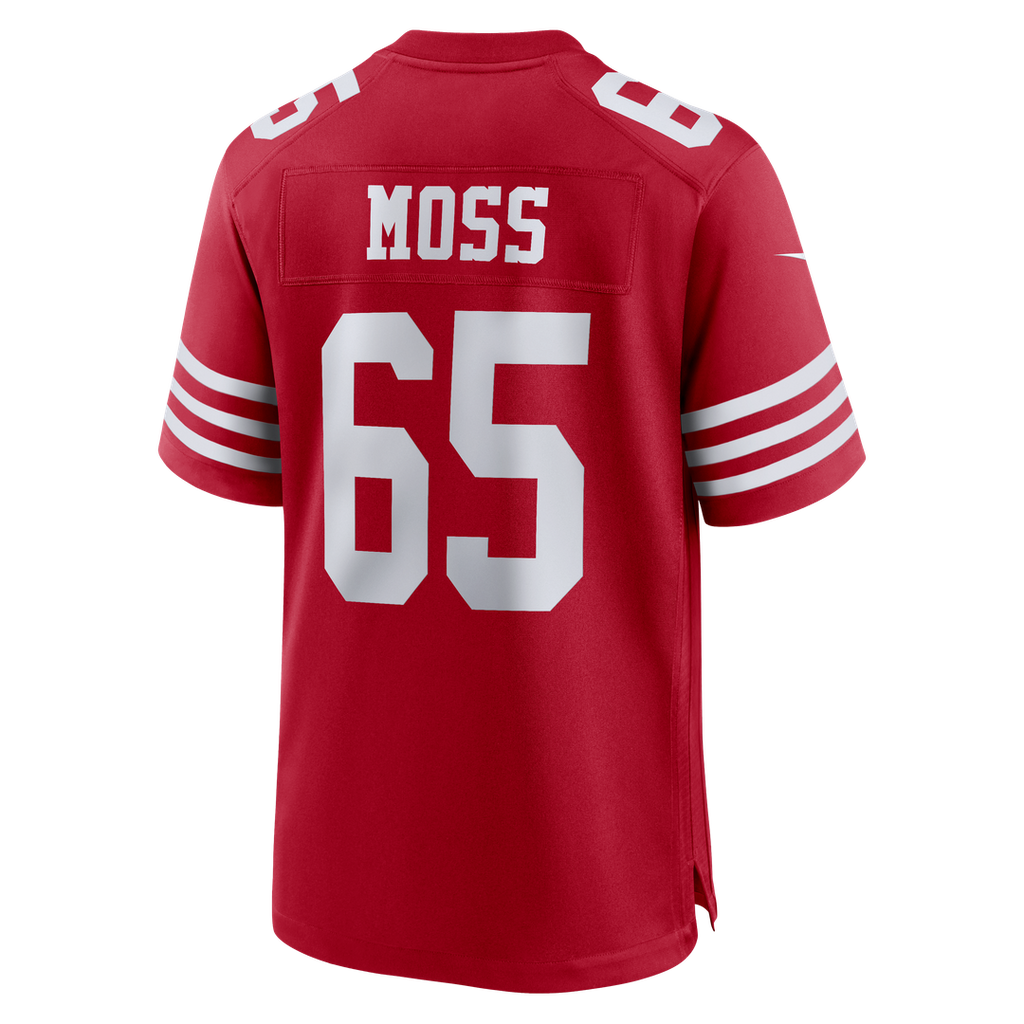 Drew Moss San Francisco 49ers Team Game Jersey - Scarlet