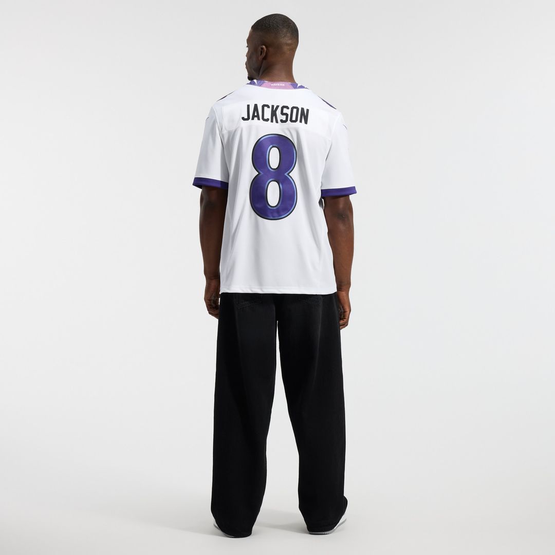 Lamar Jackson Baltimore Ravens Vapor F.U.S.E. Stitched Limited Jersey - White