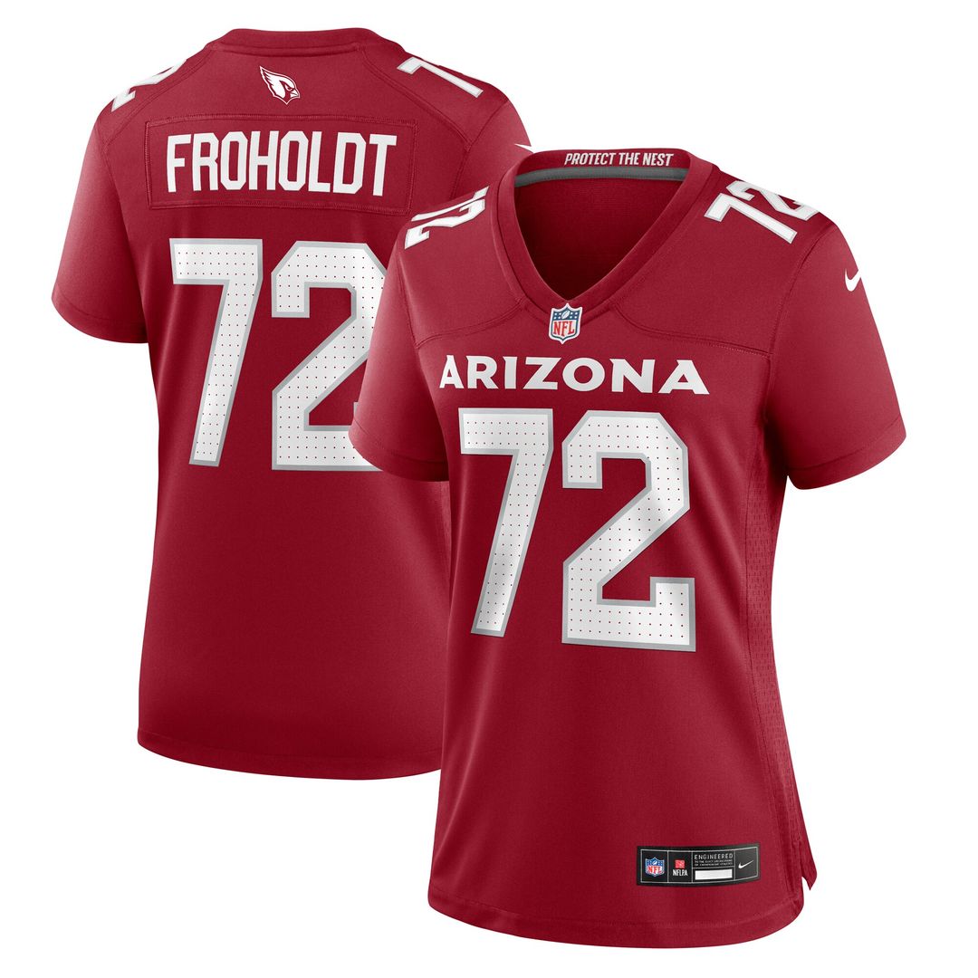 Hjalte Froholdt Arizona Cardinals Women's Game Jersey - Cardinal