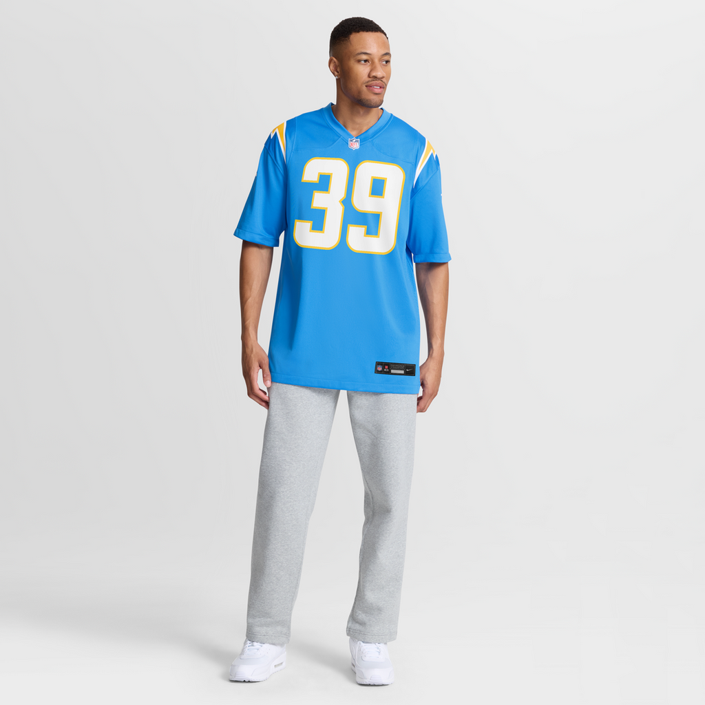 Eric Rogers Los Angeles Chargers Team Game Jersey - Powder Blue