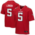 Drake London Atlanta Falcons Youth Game Jersey - Red