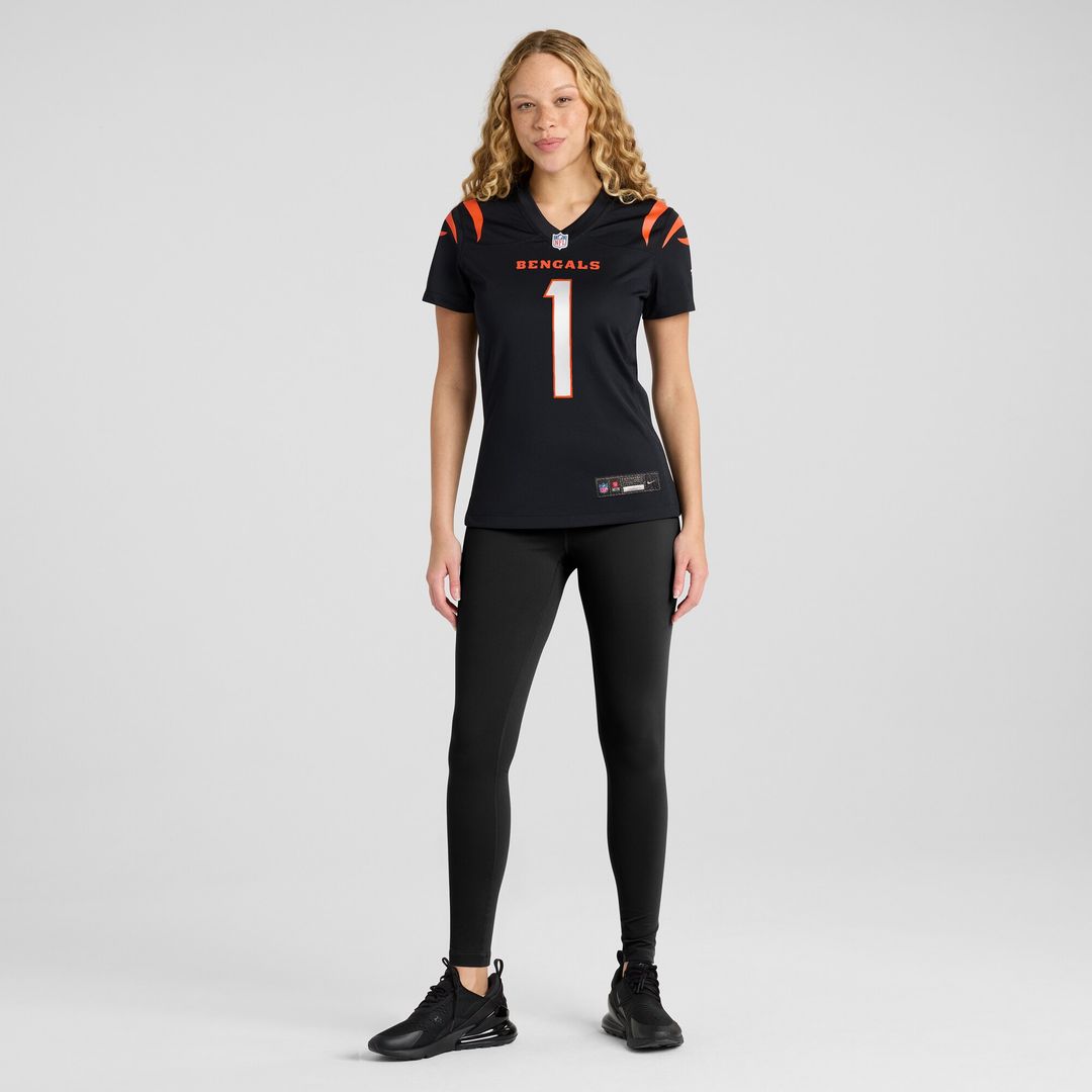 Number 1 Mom Cincinnati Bengals Women's Game Jersey - Black