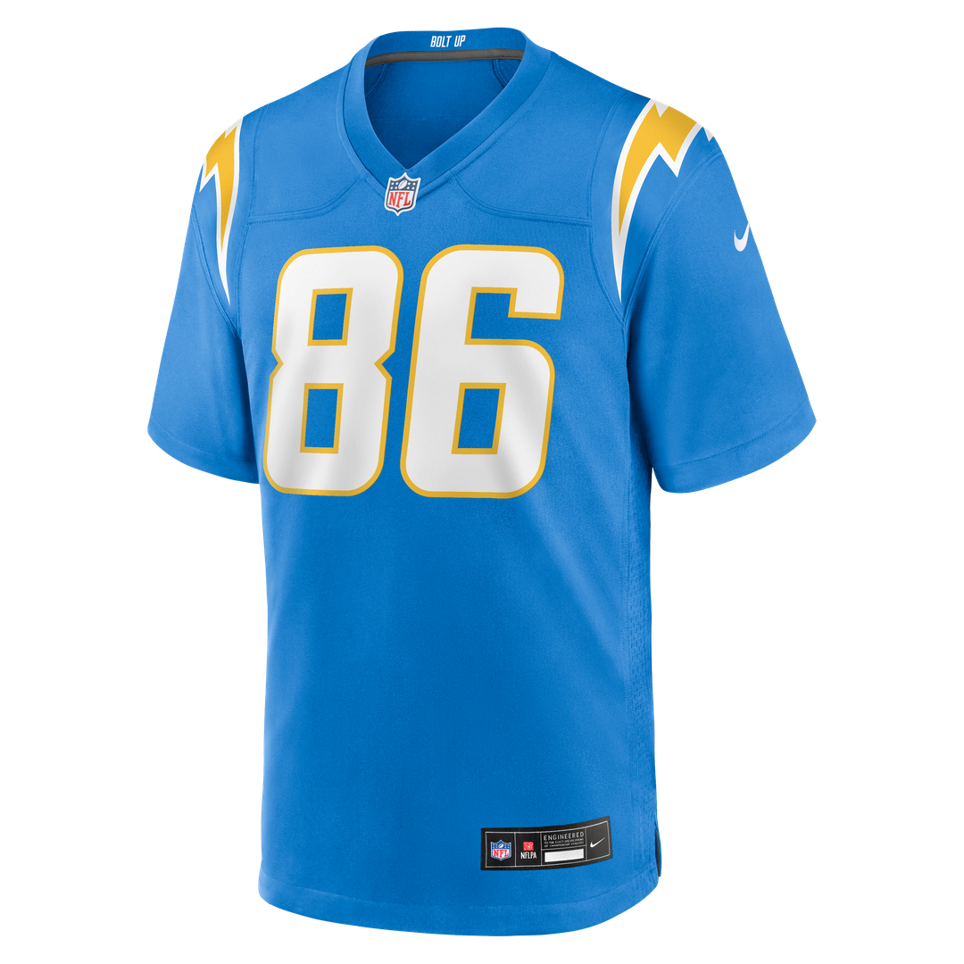 Oronde Gadsden Los Angeles Chargers Team Game Jersey - Powder Blue