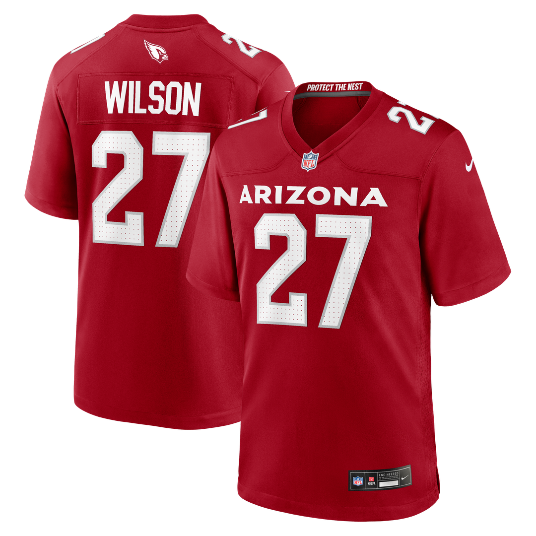 Divaad Wilson Arizona Cardinals Team Game Jersey - Cardinal