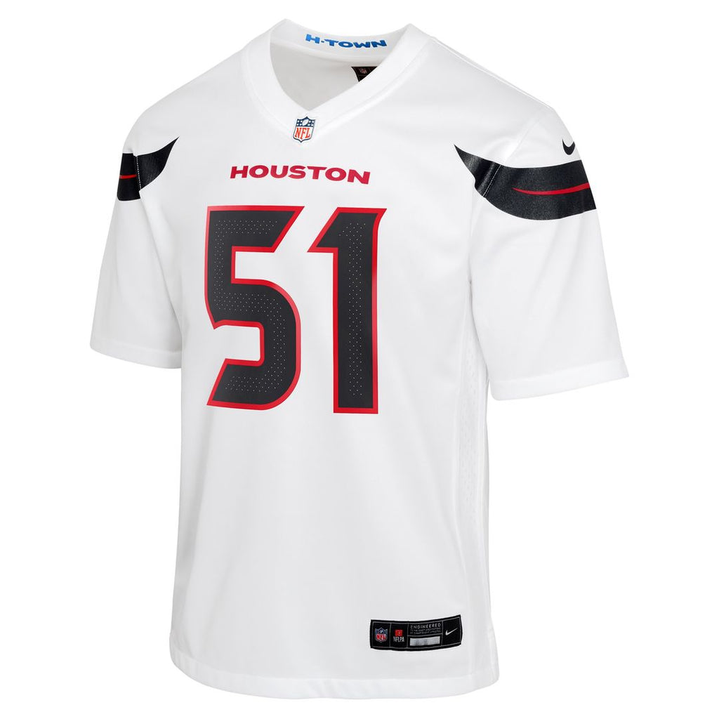 Will Anderson Jr. Houston Texans Youth Game Jersey - White
