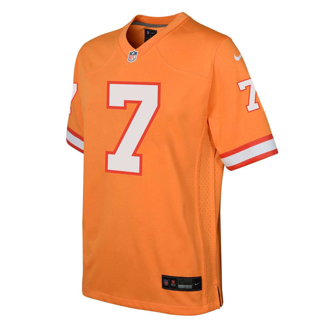 Bucky Irving Tampa Bay Buccaneers Youth Alternate Game Jersey - Orange