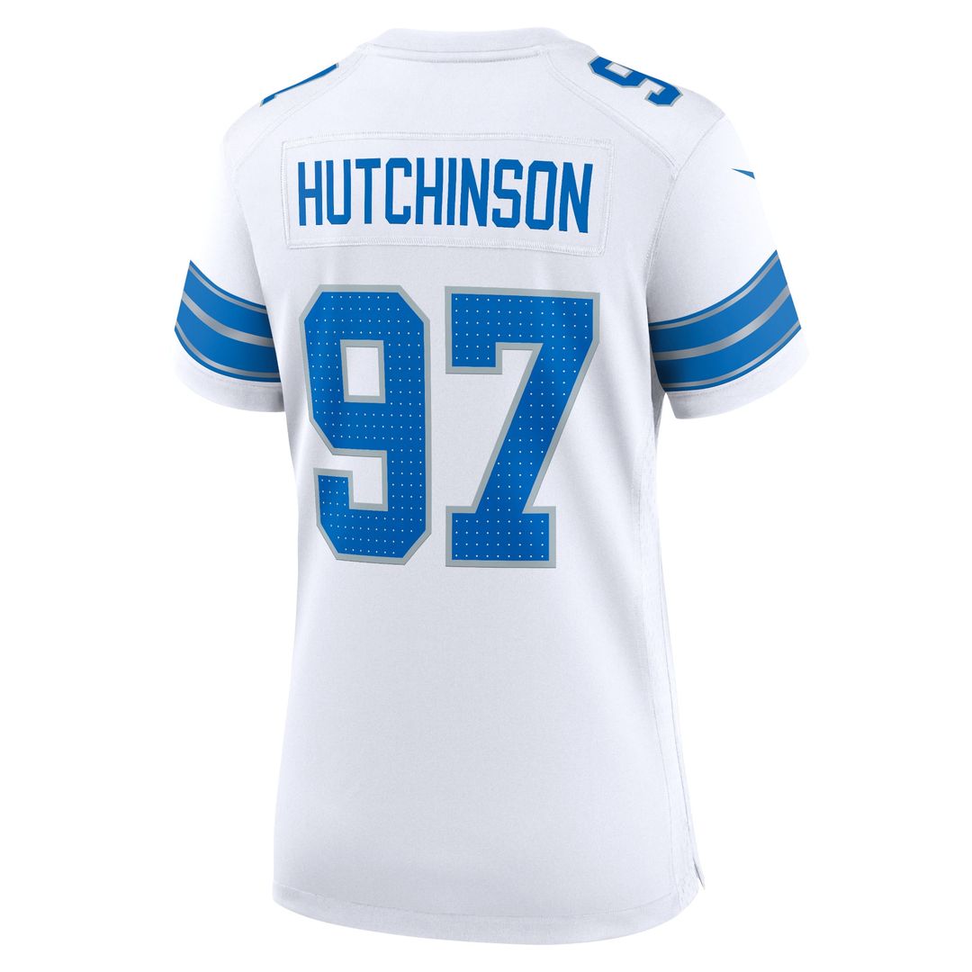 Aidan Hutchinson Detroit Lions Women's Game Jersey - White