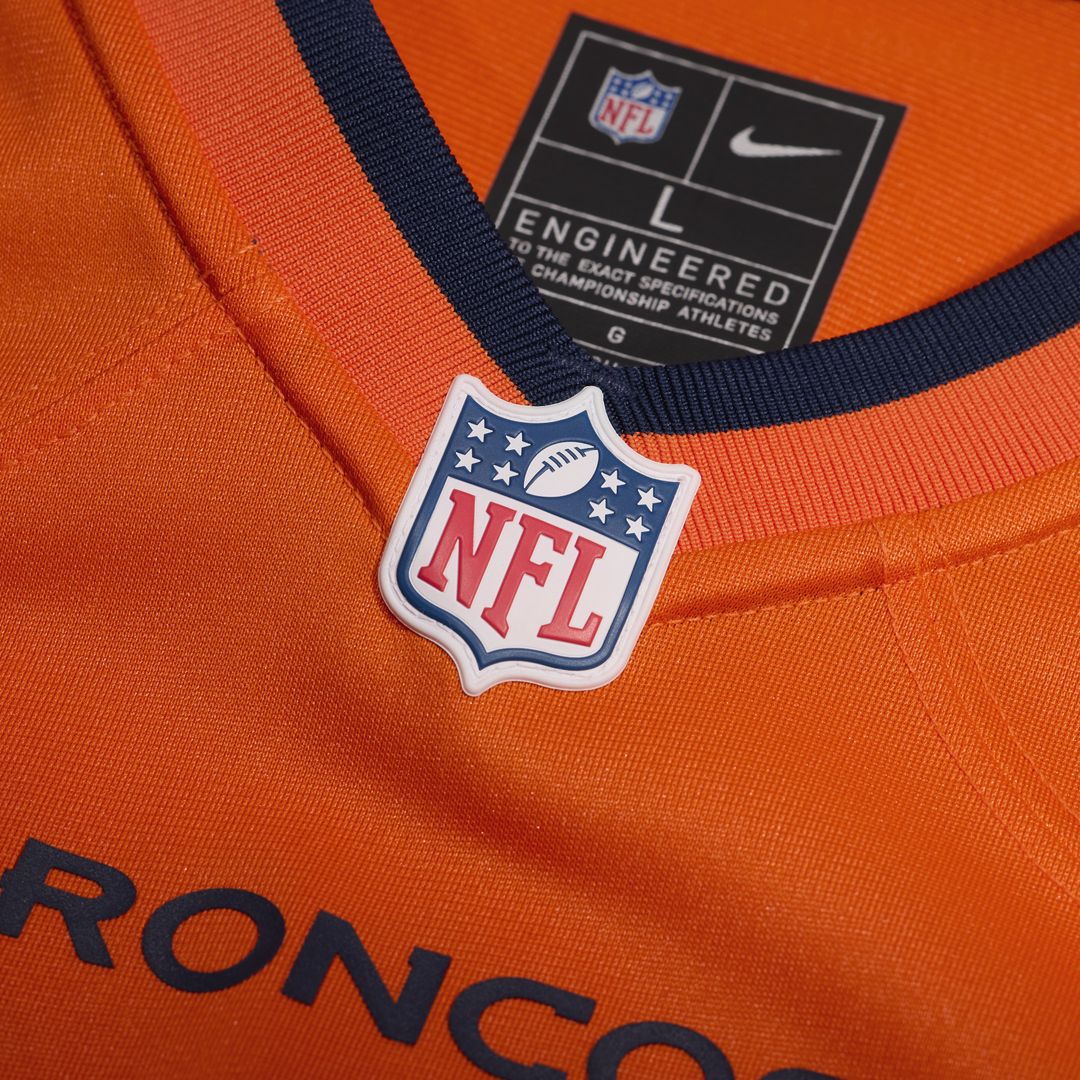 Talanoa Hufanga Denver Broncos Team Game Jersey - Orange