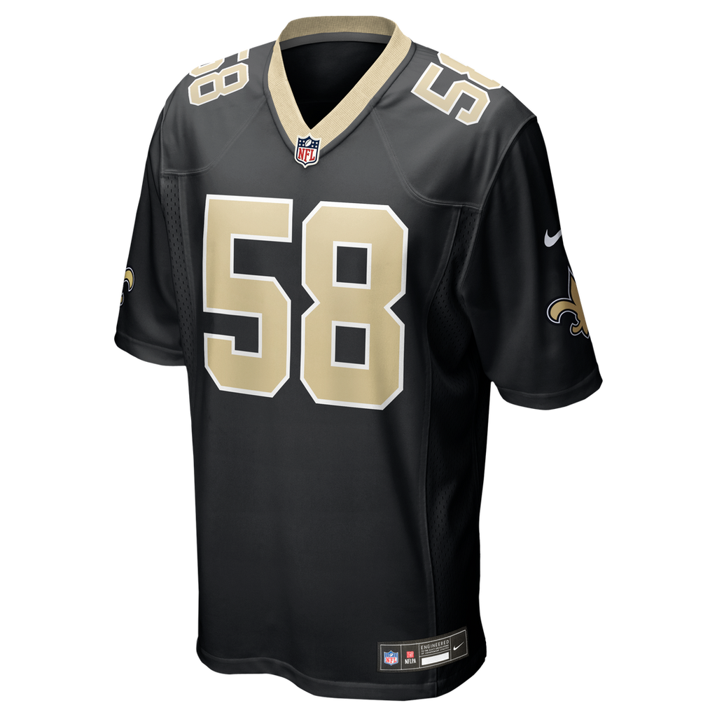 Chris Rumph II New Orleans Saints Team Game Jersey - Black