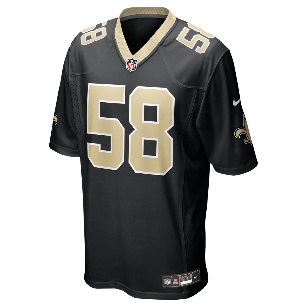 Chris Rumph II New Orleans Saints Team Game Jersey - Black
