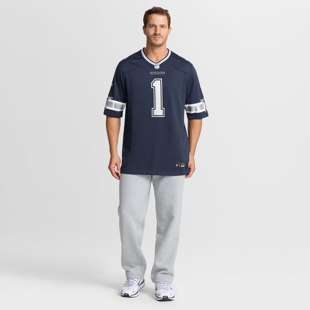 Number 1 Groom Dallas Cowboys Game Jersey - Navy