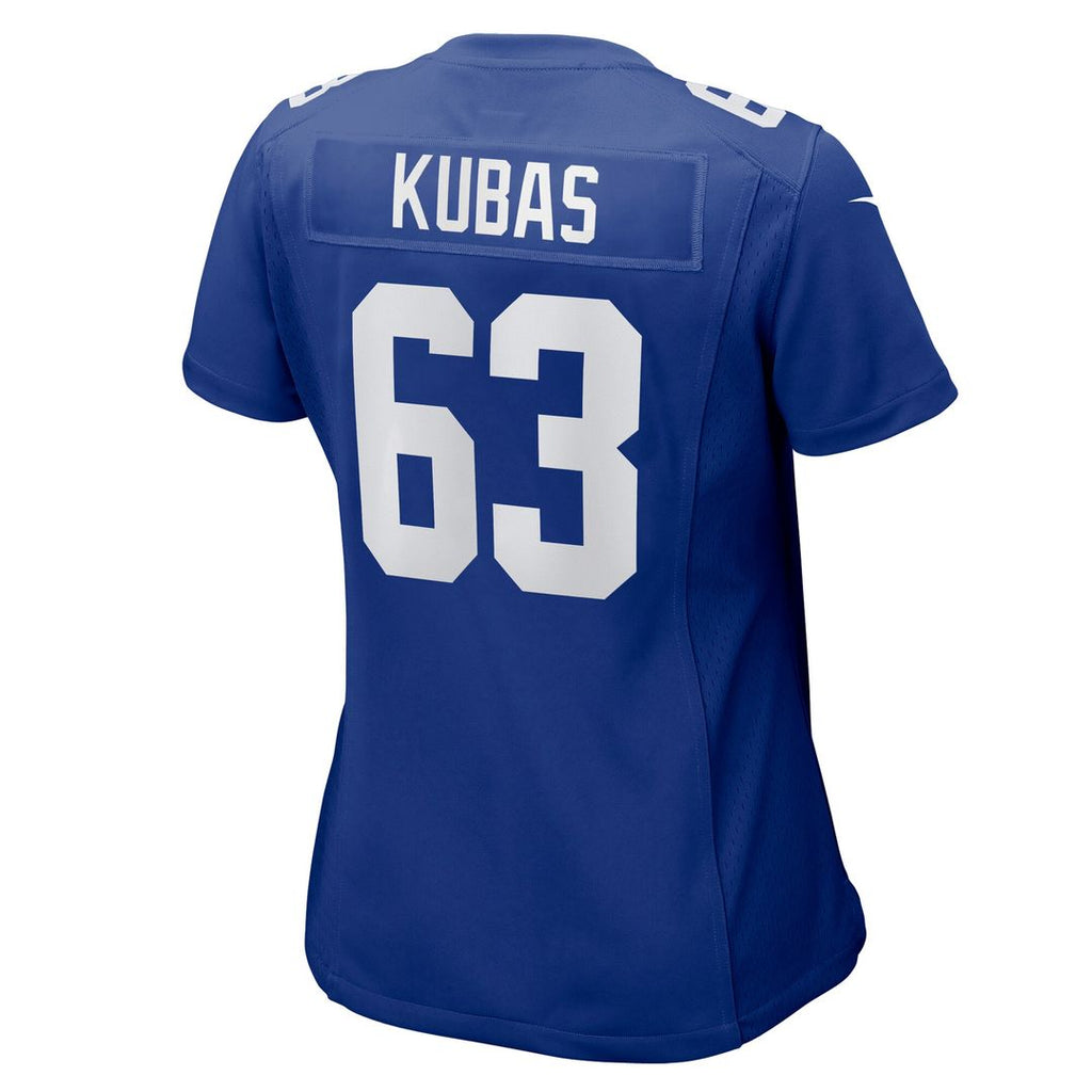 Jake Kubas New York Giants Women's Game Jersey - Royal