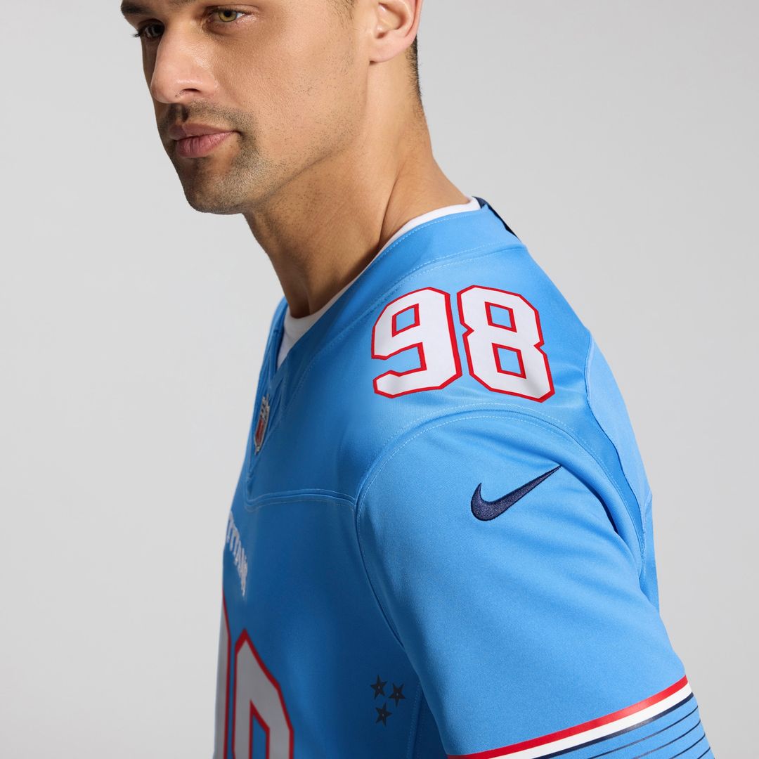 Jeffery Simmons Tennessee Titans Vapor F.U.S.E. Stitched Limited Jersey - White