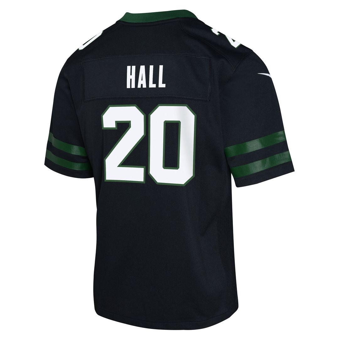 Breece Hall New York Jets Youth Game Jersey - Black