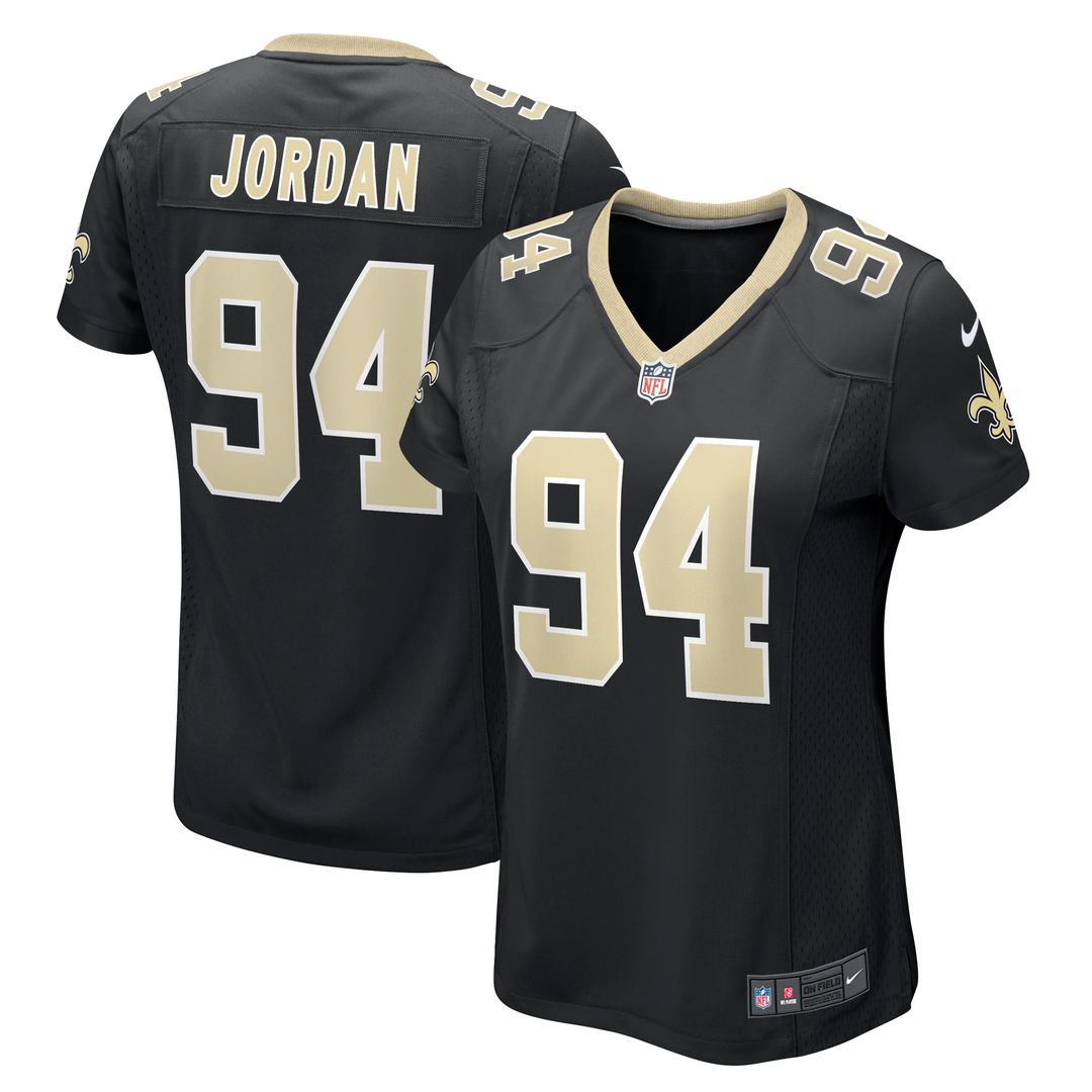 Cameron New Orleans Saints Women's Team Game Jersey - Black