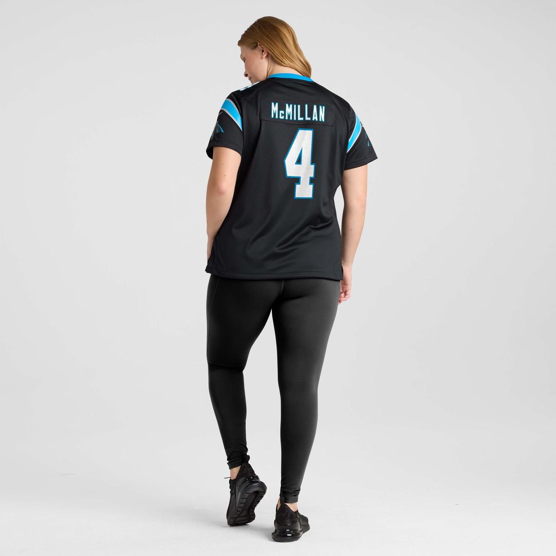 Tetairoa McMillan Carolina Panthers Women's Team Game Jersey - Black