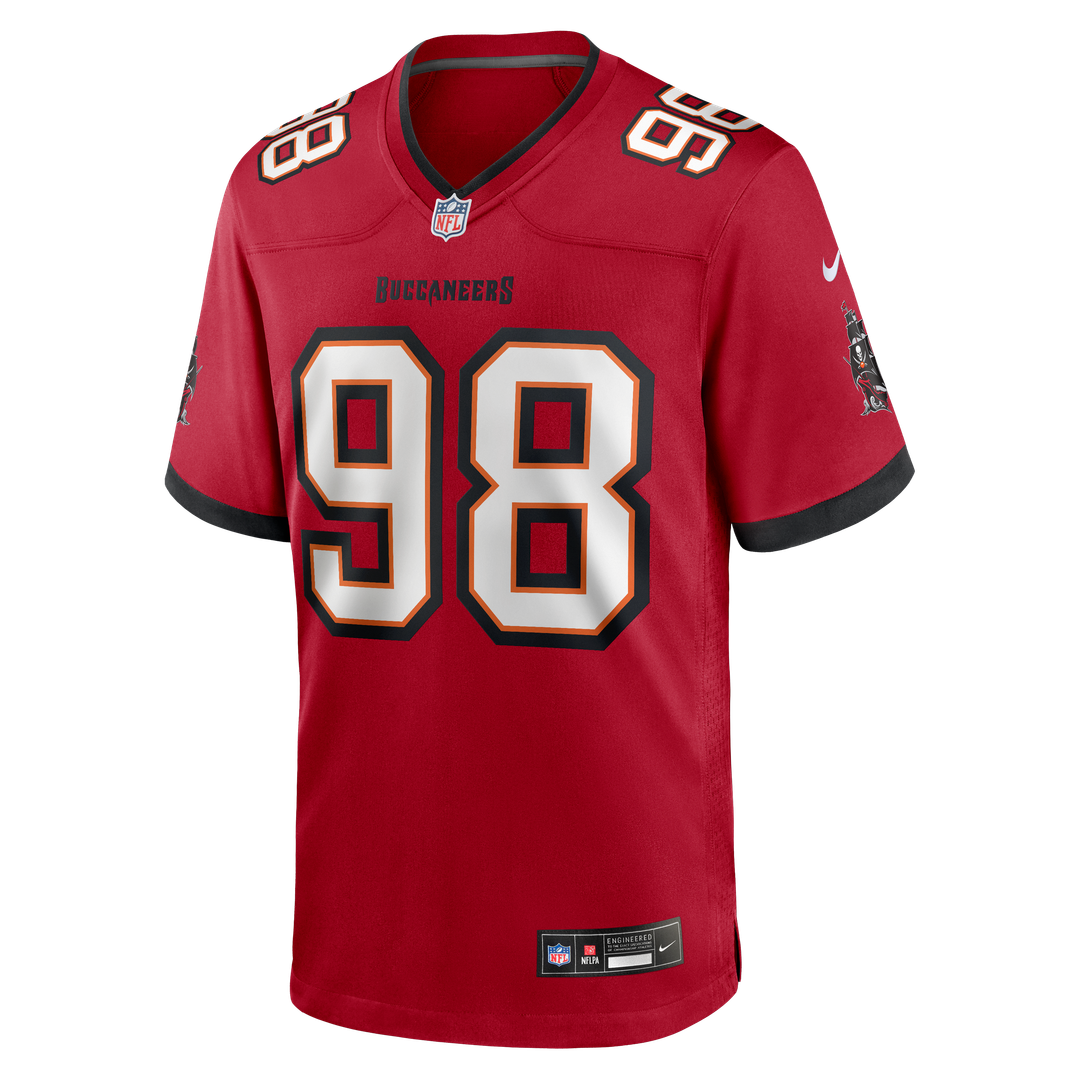 Anthony Nelson Tampa Bay Buccaneers Game Jersey - Red