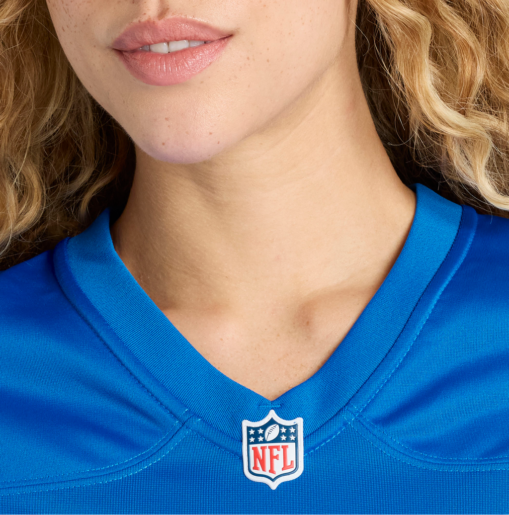 Malik Cunningham Detroit Lions Women's Team Game Jersey - Blue