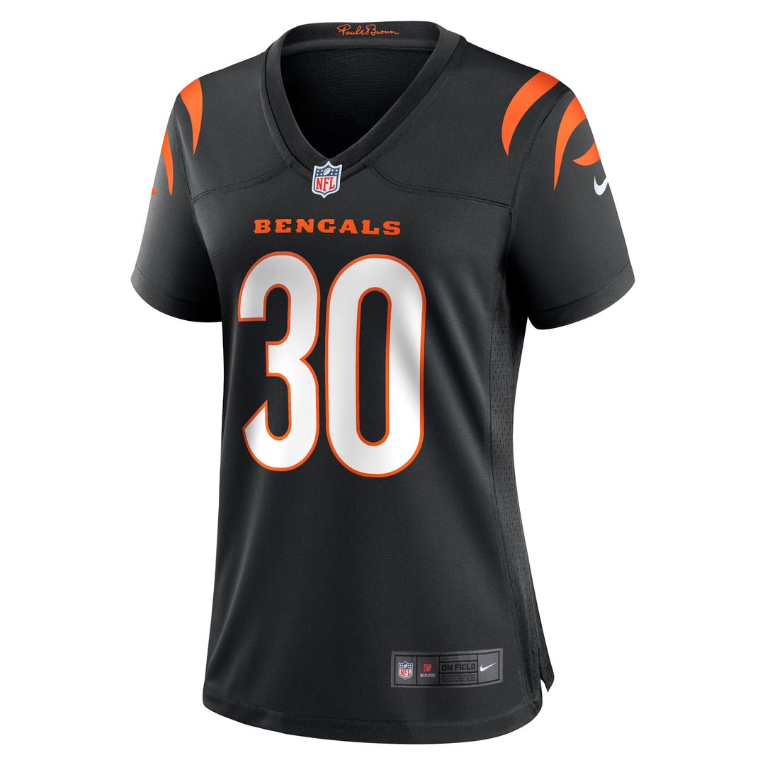 Chase Brown Cincinnati Bengals Women's Team Game Jersey - Black