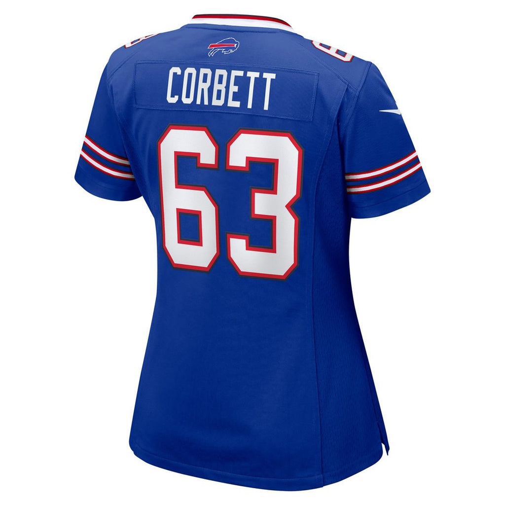 Austin Corbett Buffalo Bills Women's Team Game Jersey - Royal
