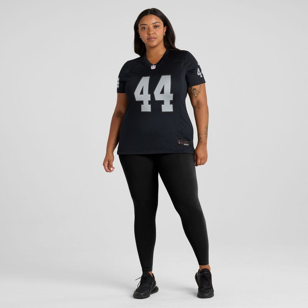 Tommy Eichenberg Las Vegas Raiders Women's Team Game Jersey - Black