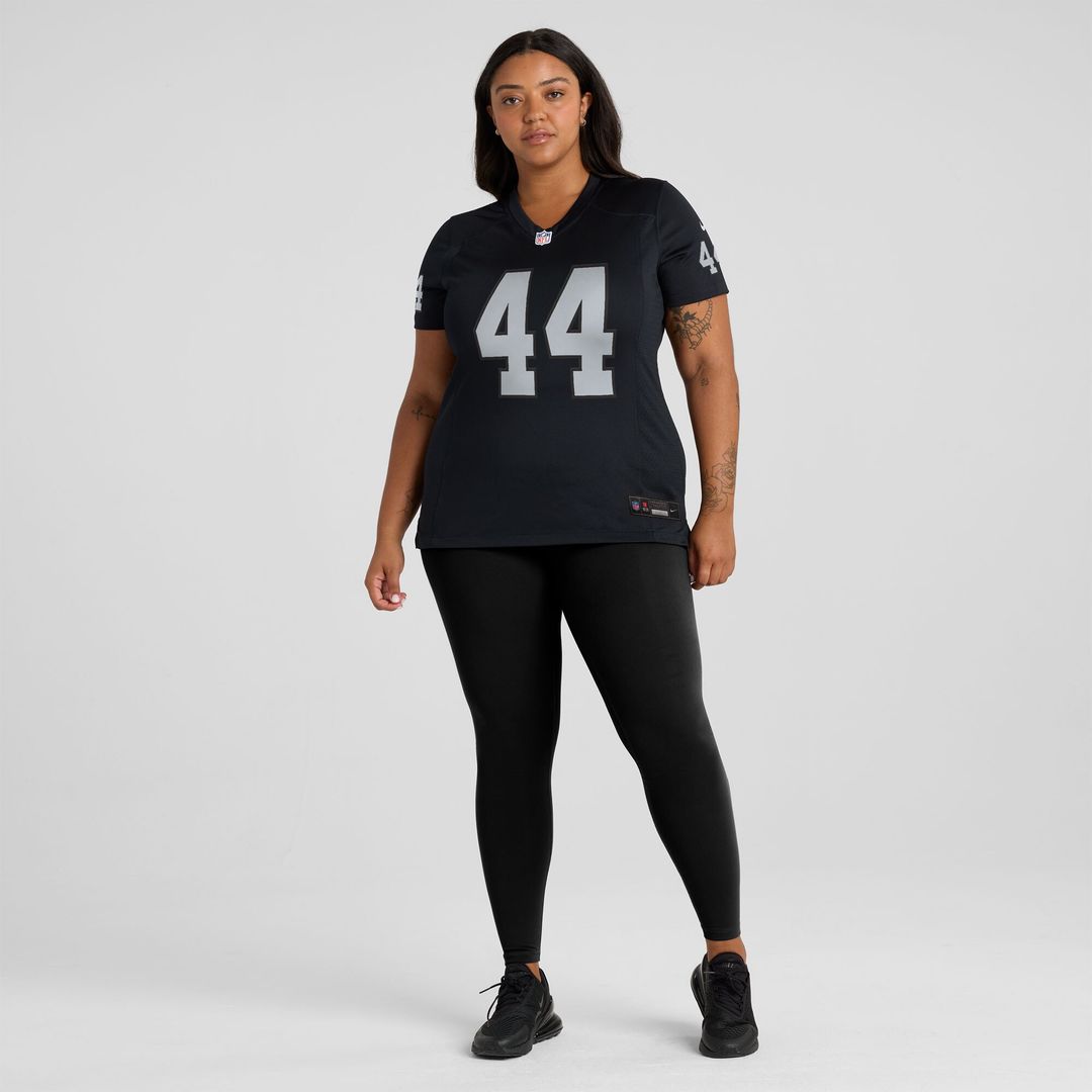 Tommy Eichenberg Las Vegas Raiders Women's Team Game Jersey - Black