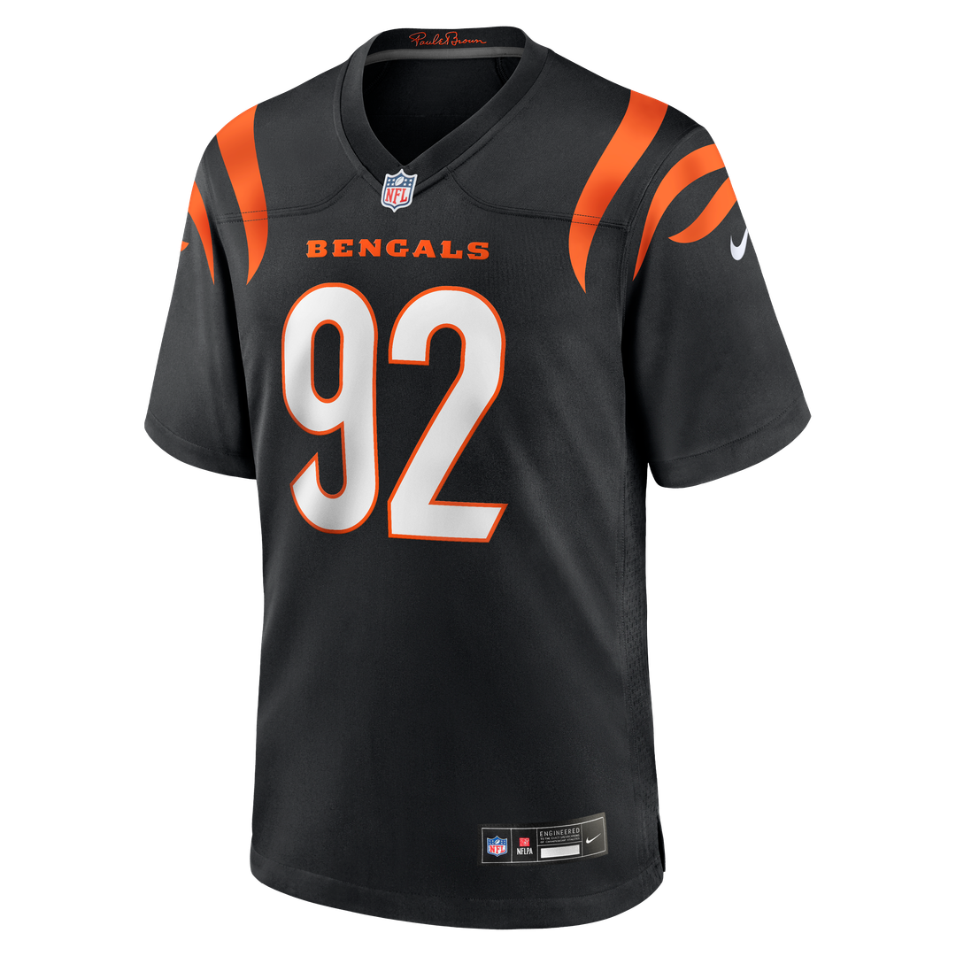 B.J. Hill Cincinnati Bengals Game Jersey - Black