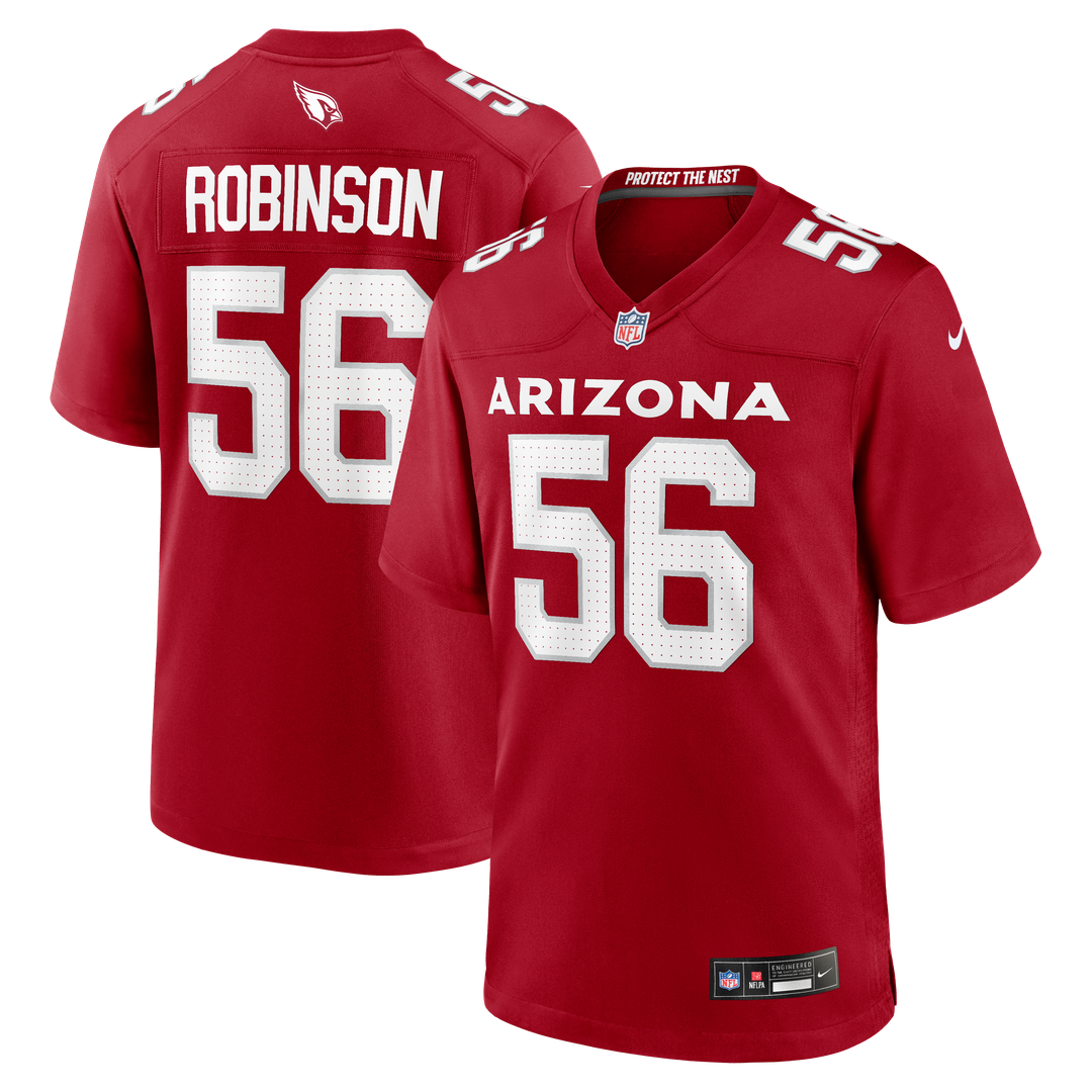Darius Robinson Arizona Cardinals Team Game Jersey - Cardinal