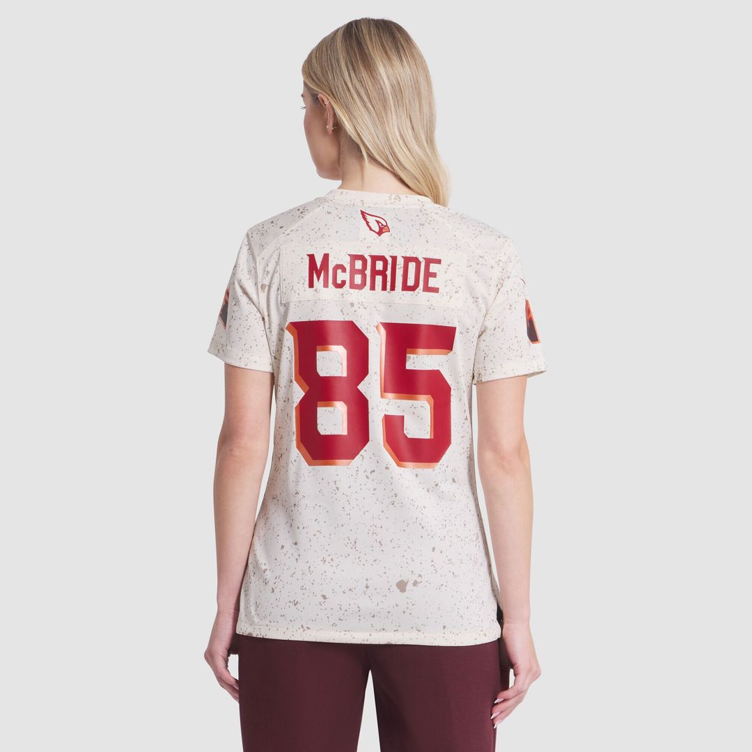 Trey McBride Arizona Cardinals Women's 2025 Rivalries Collection Game Jersey - Natural