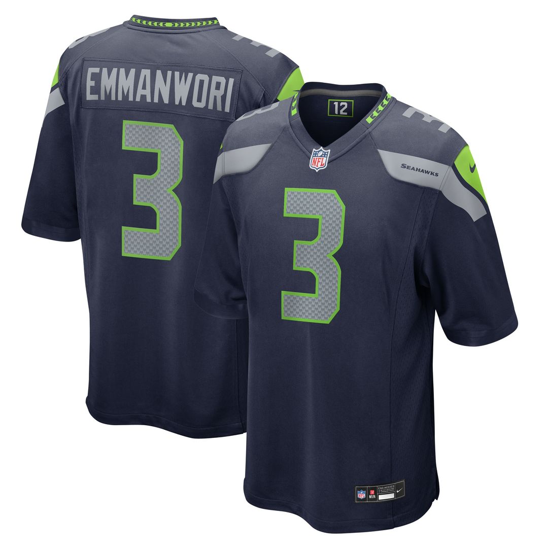 Nick Emmanwori Seattle Seahawks Game Jersey - White