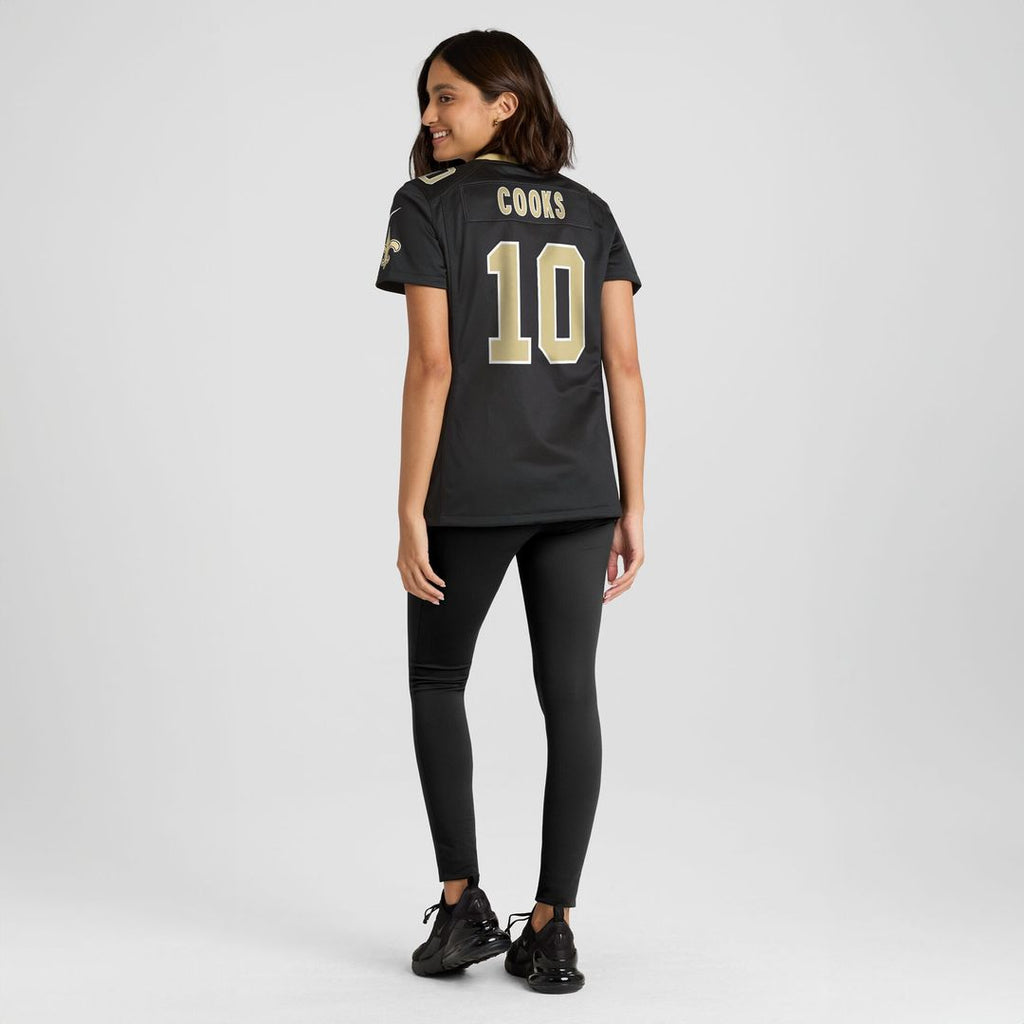 Brandin Cooks New Orleans Saints Women's Team Game Jersey - Black