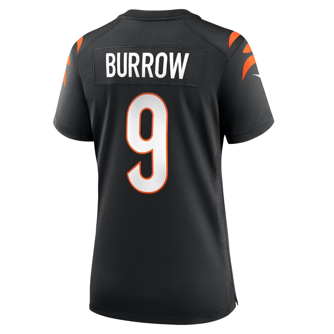 Joe Burrow Cincinnati Bengals Women's Player Game Jersey - Black