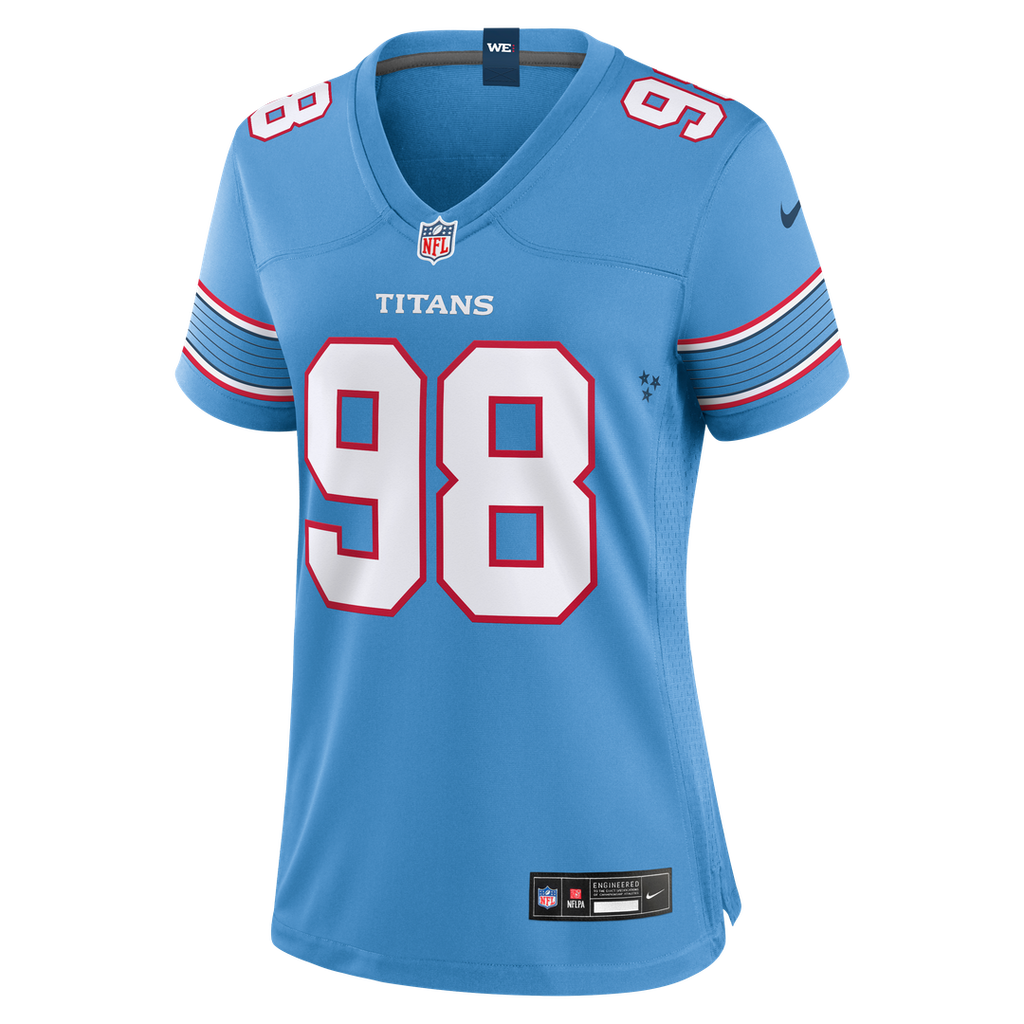 Jeffery Simmons Tennessee Titans Women's Game Jersey - White
