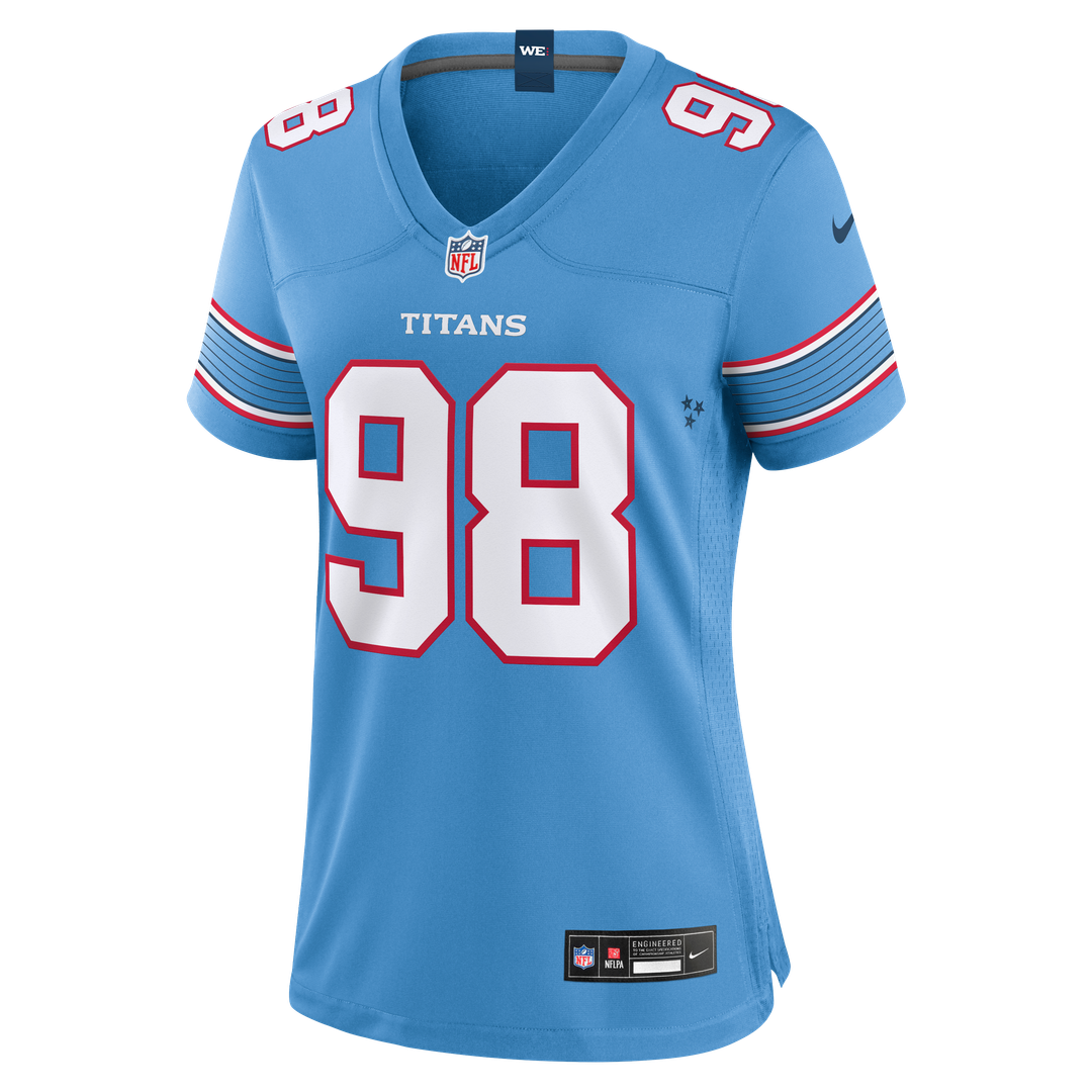 Jeffery Simmons Tennessee Titans Women's Game Jersey - White