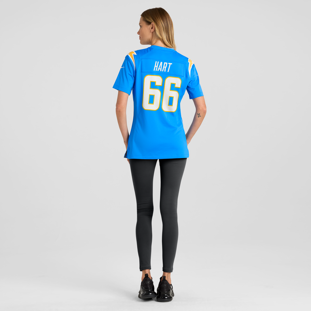 Bobby Hart Los Angeles Chargers Women's Team Game Jersey - Powder Blue