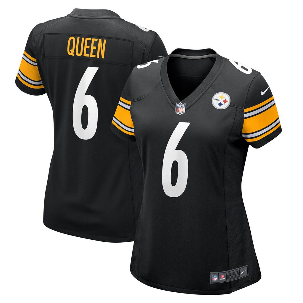 Patrick Queen Pittsburgh Steelers Women's Game Player Jersey - Black