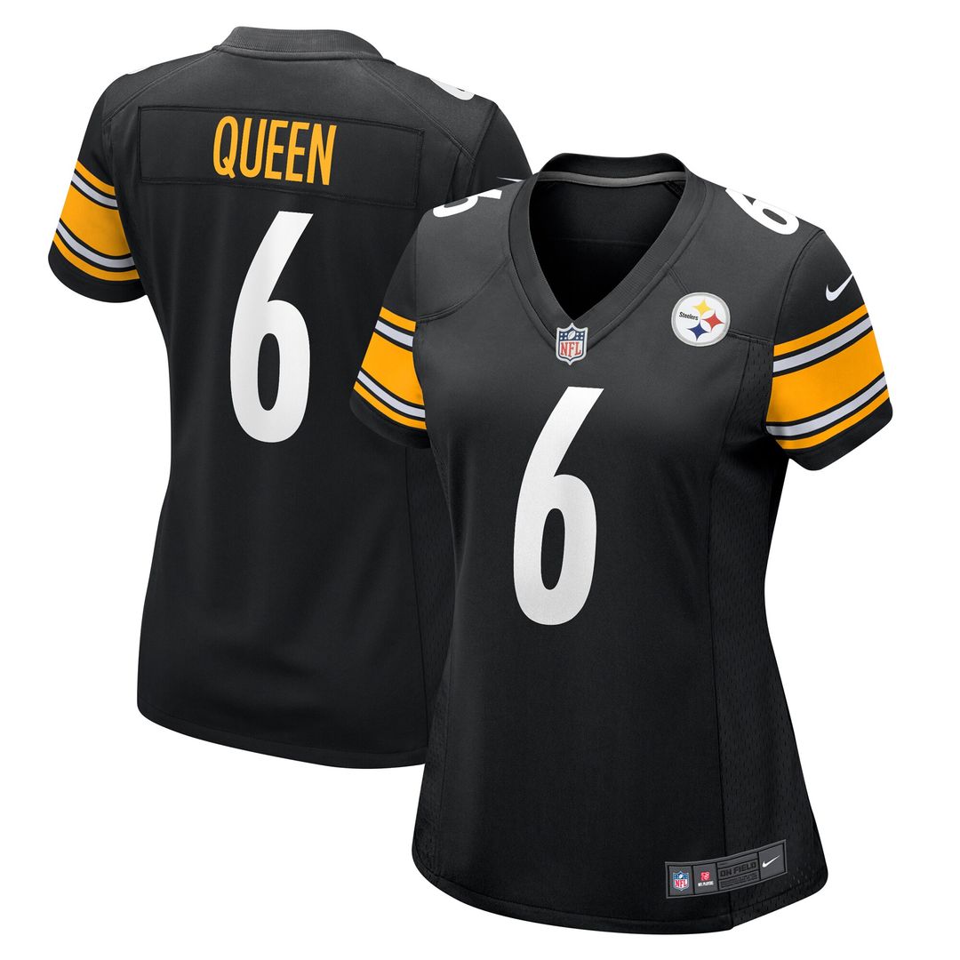 Patrick Queen Pittsburgh Steelers Women's Game Player Jersey - Black