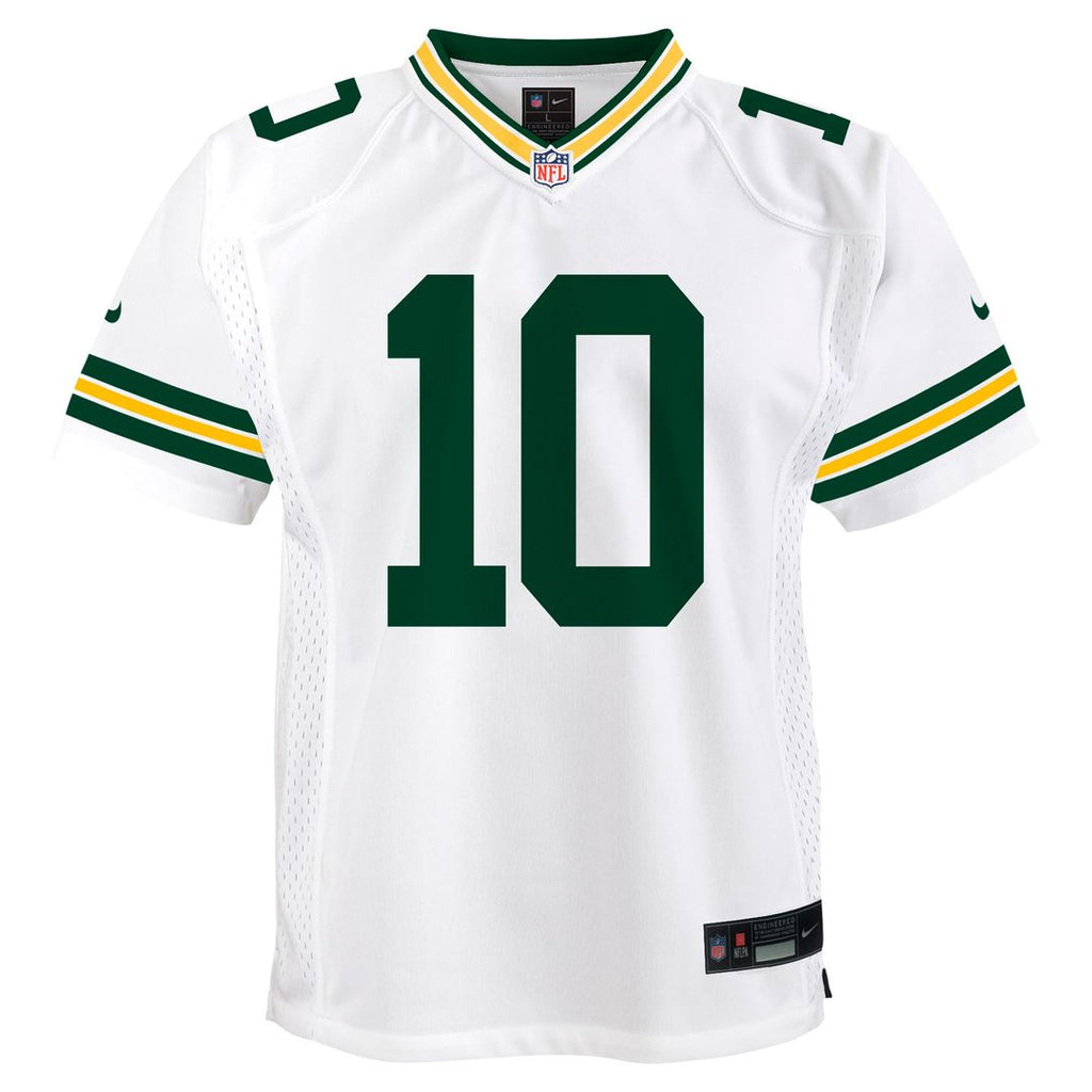 Love Green Bay Packers Youth Game Jersey - Green