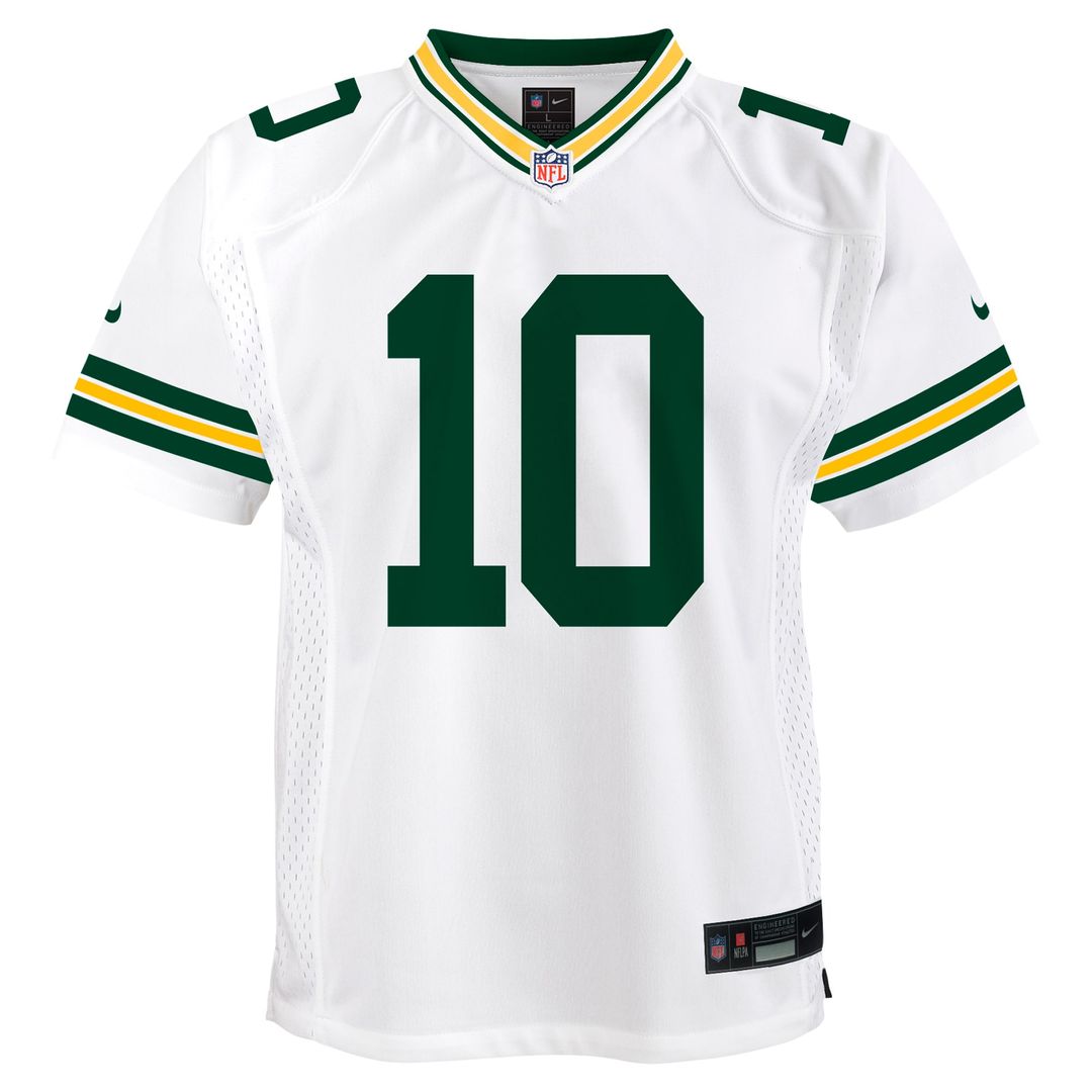 Love Green Bay Packers Youth Game Jersey - Green